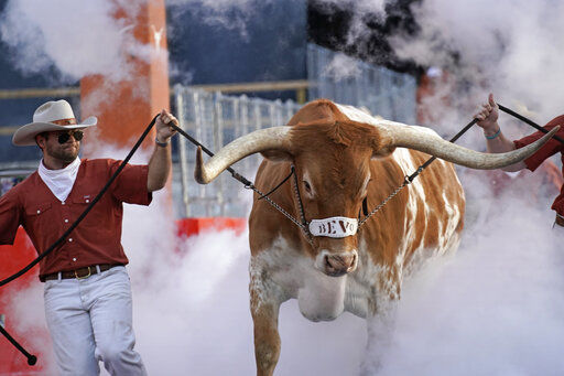 The Longhorns are 5-3 overall and 3-2 in the Big 12 Conference.
